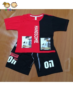 1382110 - S1-10, đồ bộ trẻ em in bé trai/ Handsome