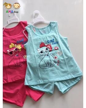 1592075 - S1-8, đồ bộ trẻ em mác Pikids - hình mèo