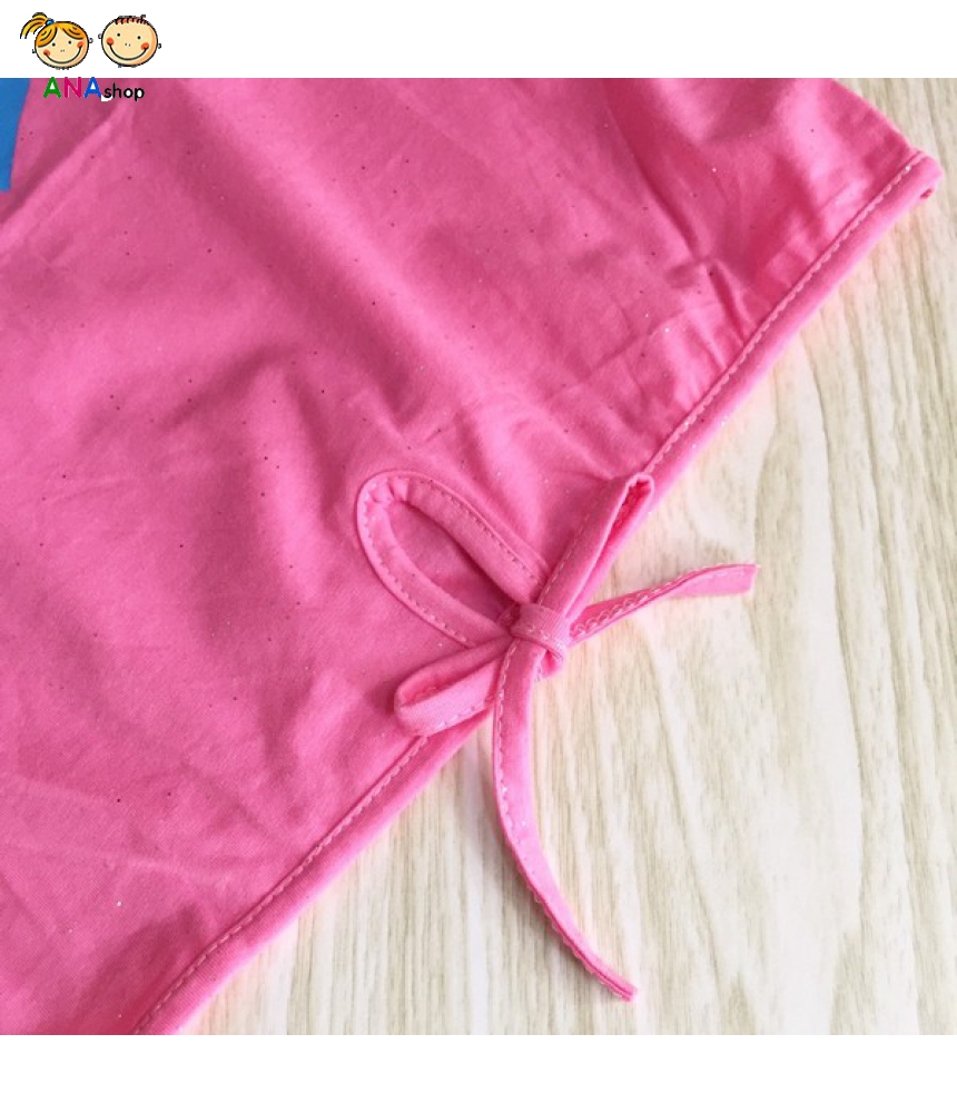 2872080 - S1-7, áo Áo thun cotton 4 chiều, tay bèo, kim tuyến, trái tim có cánh