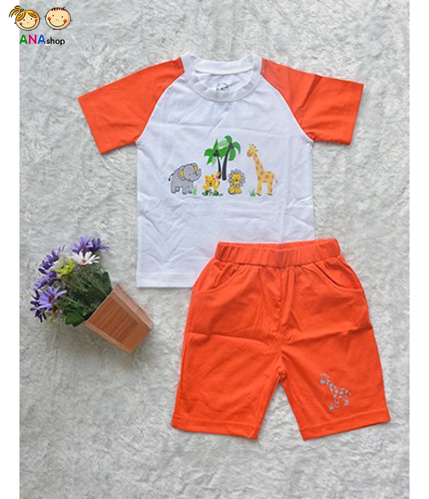 0752090 - S1.12 - Đồ bộ trẻ em hình đàn thú (hươu cao cổ)