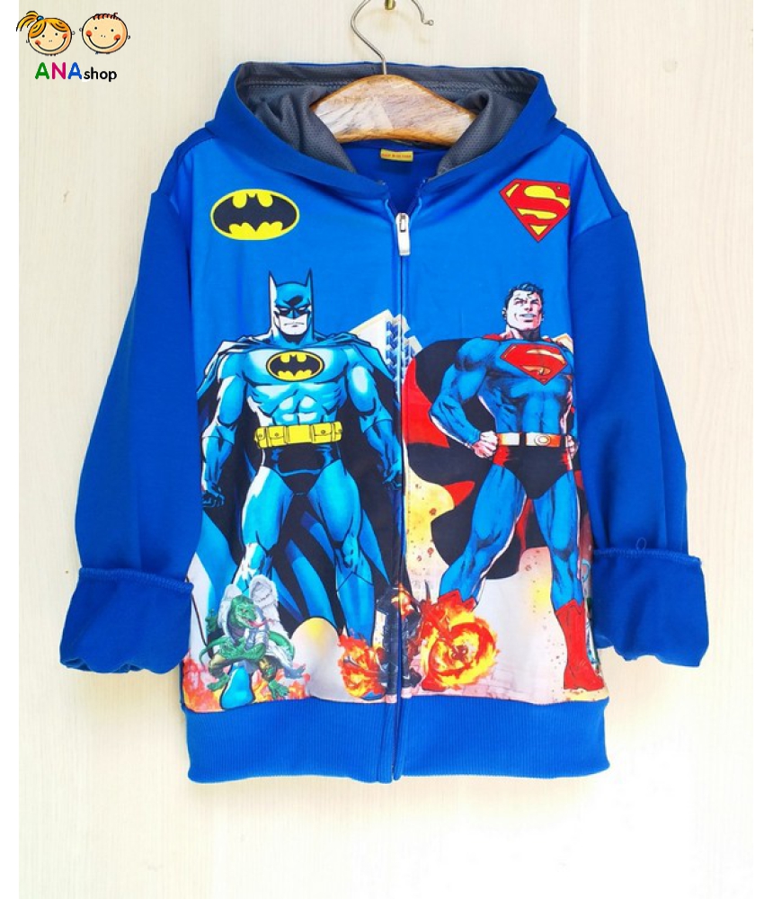 1142115 - S9.13 - áo khoác trẻ em hình batman/ đỏ, xanh dương