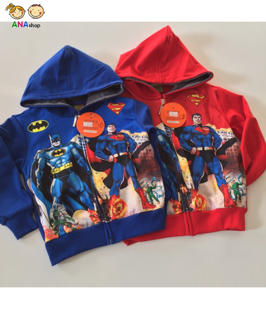 1142115 - S9.13 - áo khoác trẻ em hình batman/ đỏ, xanh dương