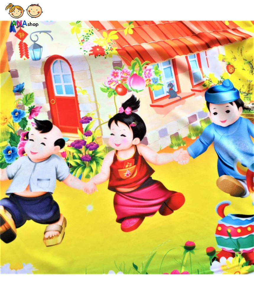1281045 - S16.23kg - đầm trẻ em thun lạnh/ in 3D