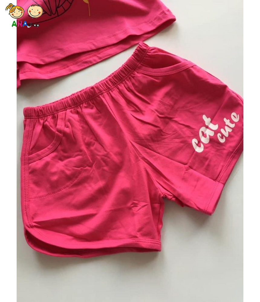 1592075 - S1-8, đồ bộ trẻ em mác Pikids - hình mèo
