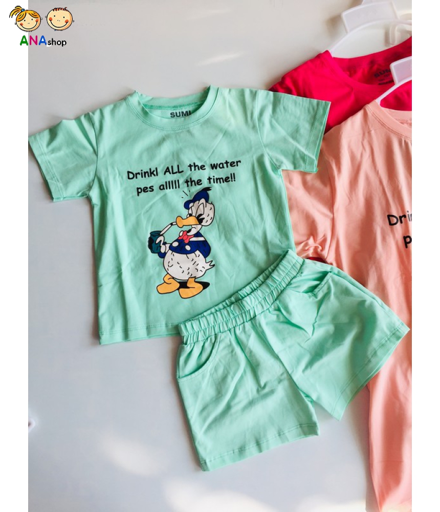 1802110 - S1.8 - Thun cotton, in vịt Donald/ mác Sumi