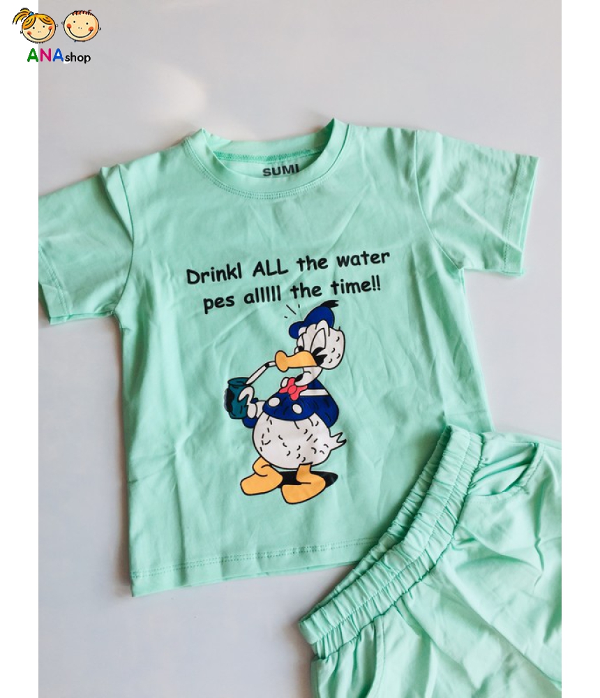 1802110 - S1.8 - Thun cotton, in vịt Donald/ mác Sumi