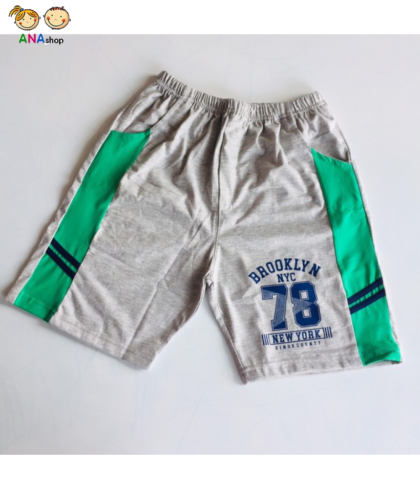 1892120 - S14.22- đồ bộ trẻ em Thun cotton, in số 78/ cam- xanh lá