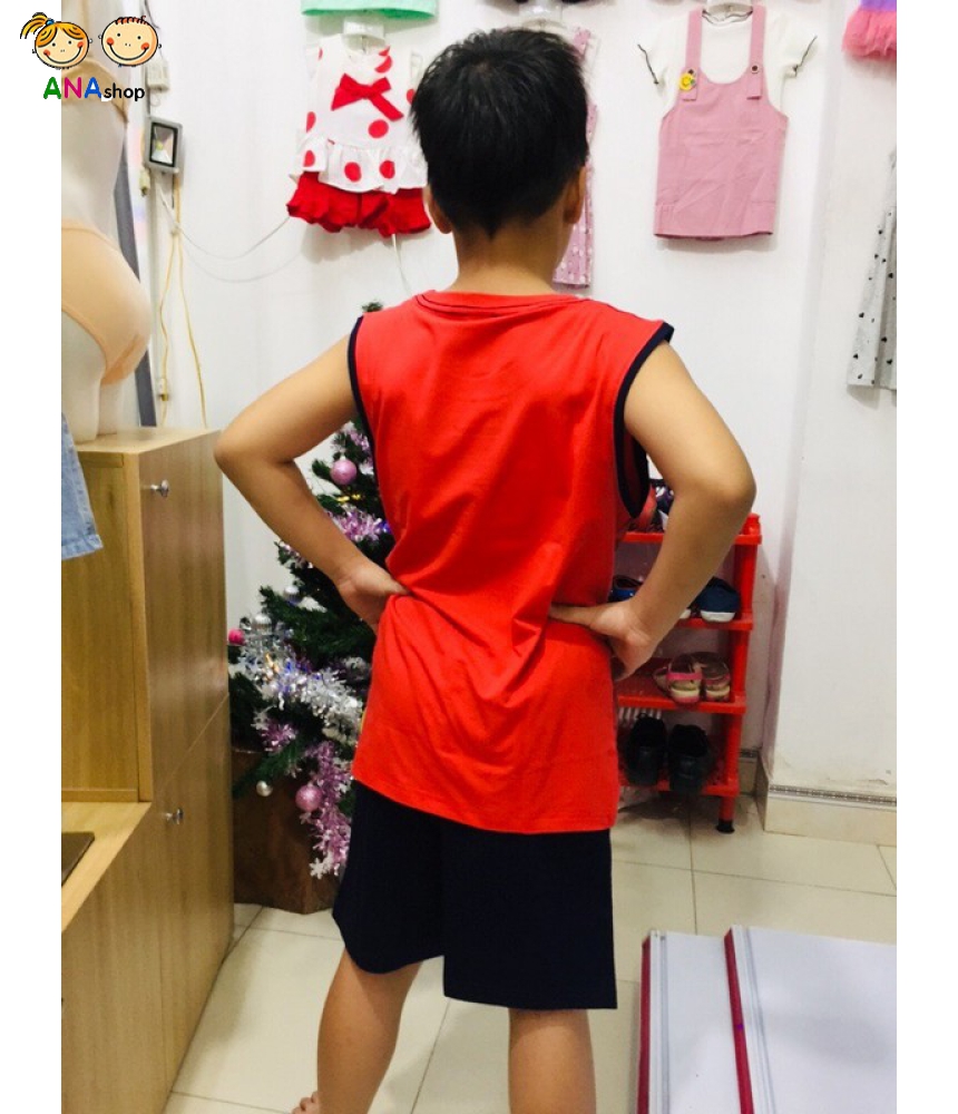 1942105 - đồ bộ trẻ em size cồ - Thun cotton, in 3D Avenger siêu anh hùng