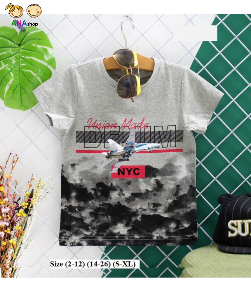 2182090 - áo trẻ em in máy bay chiến hạm NYC