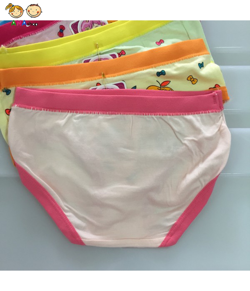 2424 - S13kg - quần lót tam giác hình trái cây - set 5c