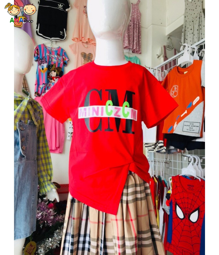 2563125 - S1.10, áo thun cotton 4 chiều, kiểu thắt lai