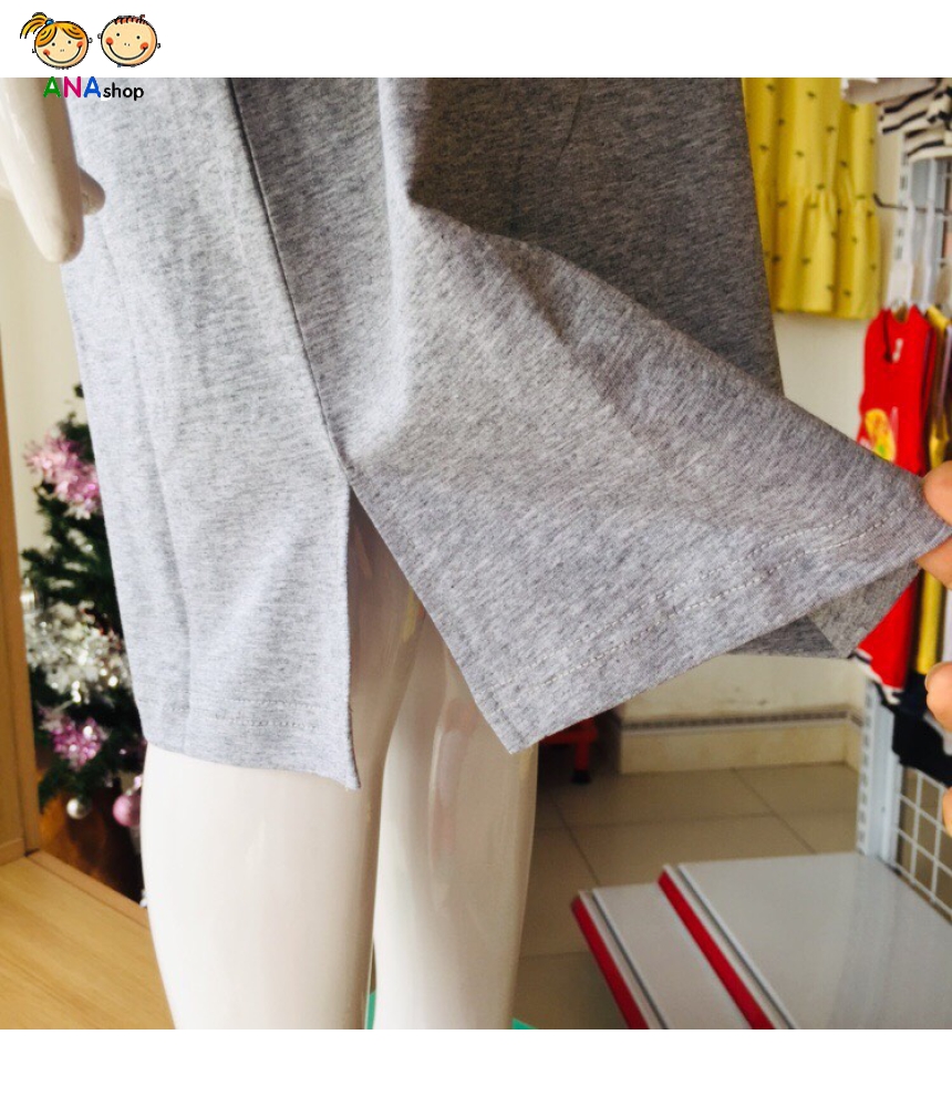 2573155 - S1.10, đầm thun cctton 4 chiều, in My birthday, phối tay voan phồng