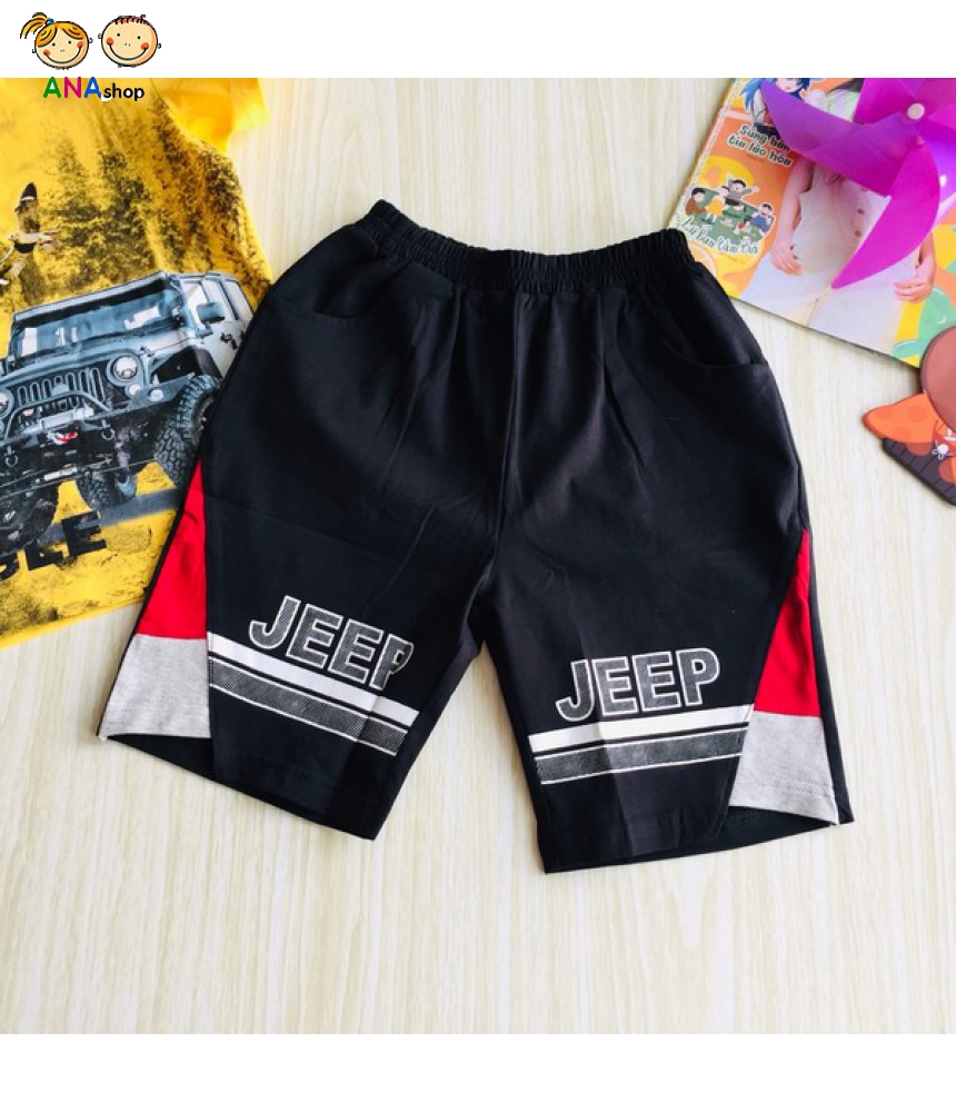 3152120 (S1-10) Bộ thun cotton 4 chiều, in đại bàng xe jeep/ Vàng