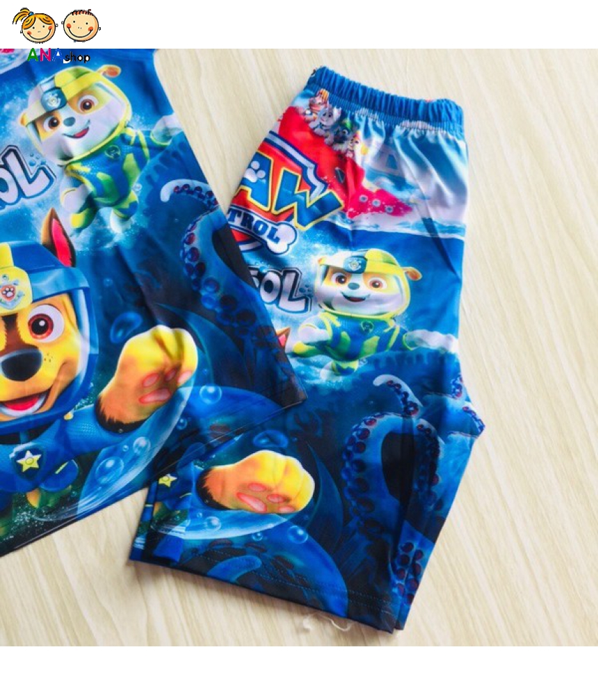 3492085 (S1-5) Bộ thun lạnh in 3D - Paw Patrol
