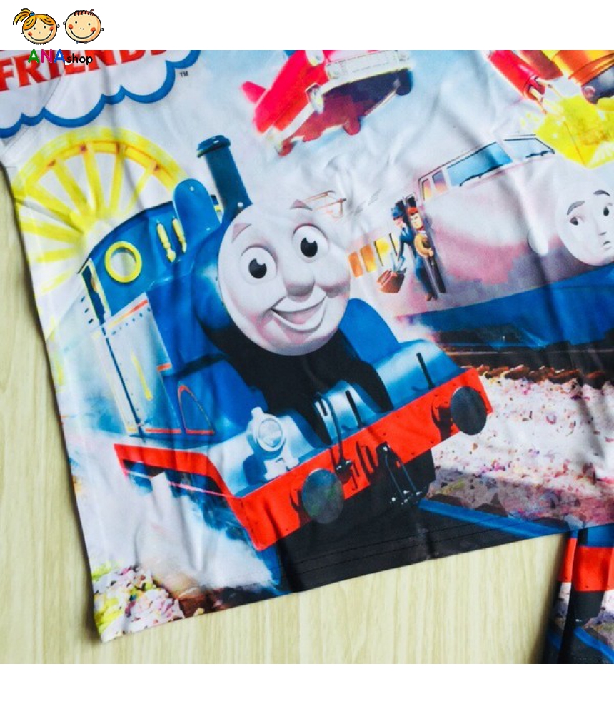3492085 (S1-5) Bộ thun lạnh in 3D - Tàu hỏa