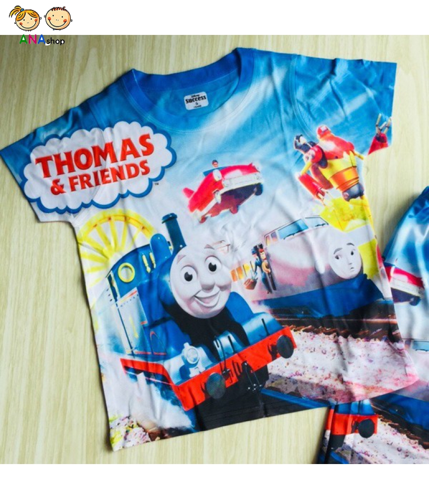 3492085 (S1-5) Bộ thun lạnh in 3D - Tàu hỏa