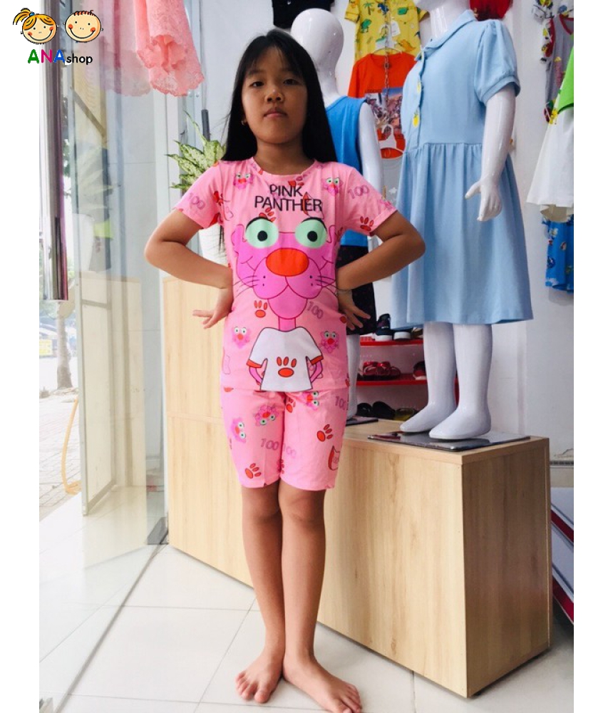 3512105 (S1-8) Bộ thun lạnh in 3D - Báo hồng