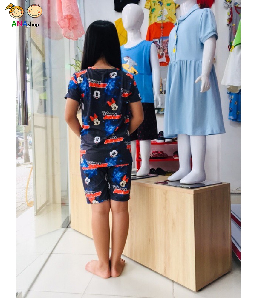 3522120 (S9-15) Bộ thun lạnh in 3D - Mickey
