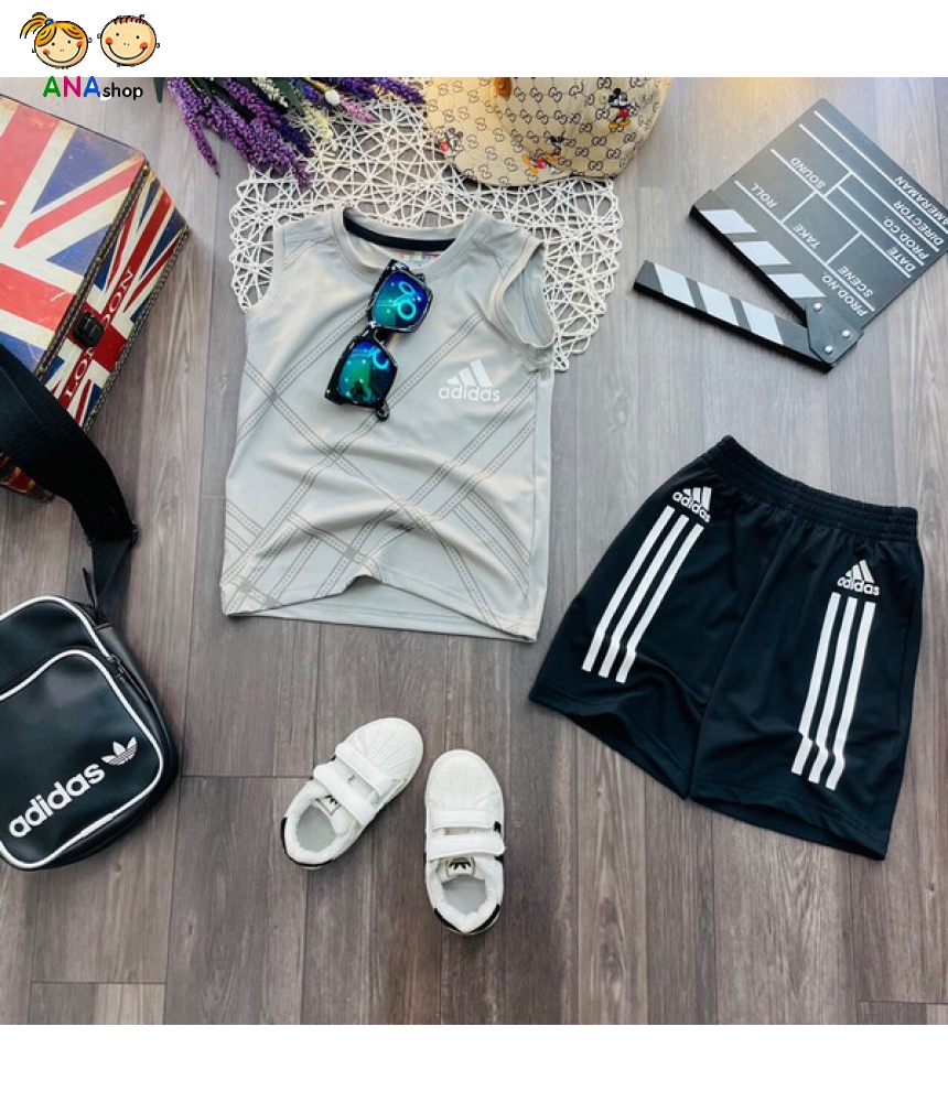 3532105 - (S1.8) Bộ thun lạnh thể thao/ in Adidas 