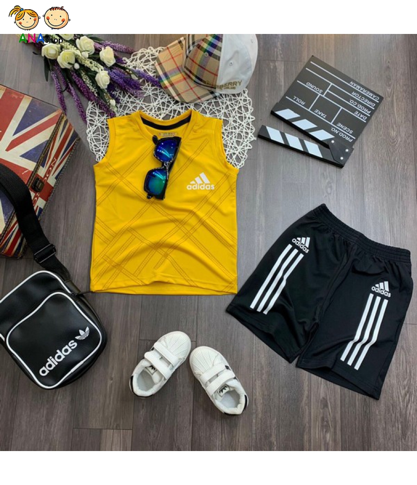 3542120 -  (S9.15) Bộ thun lạnh thể thao/ in Adidas 