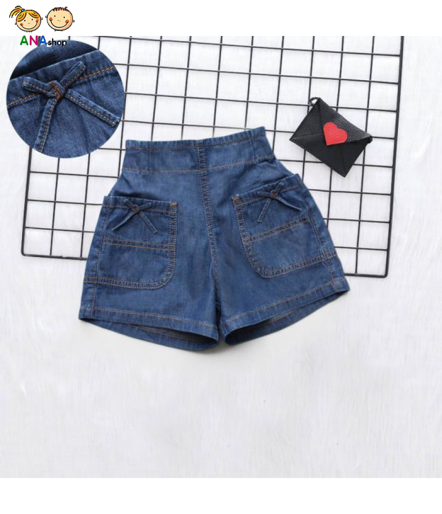 4093140 - S9.14 - Sort jean túi nơ