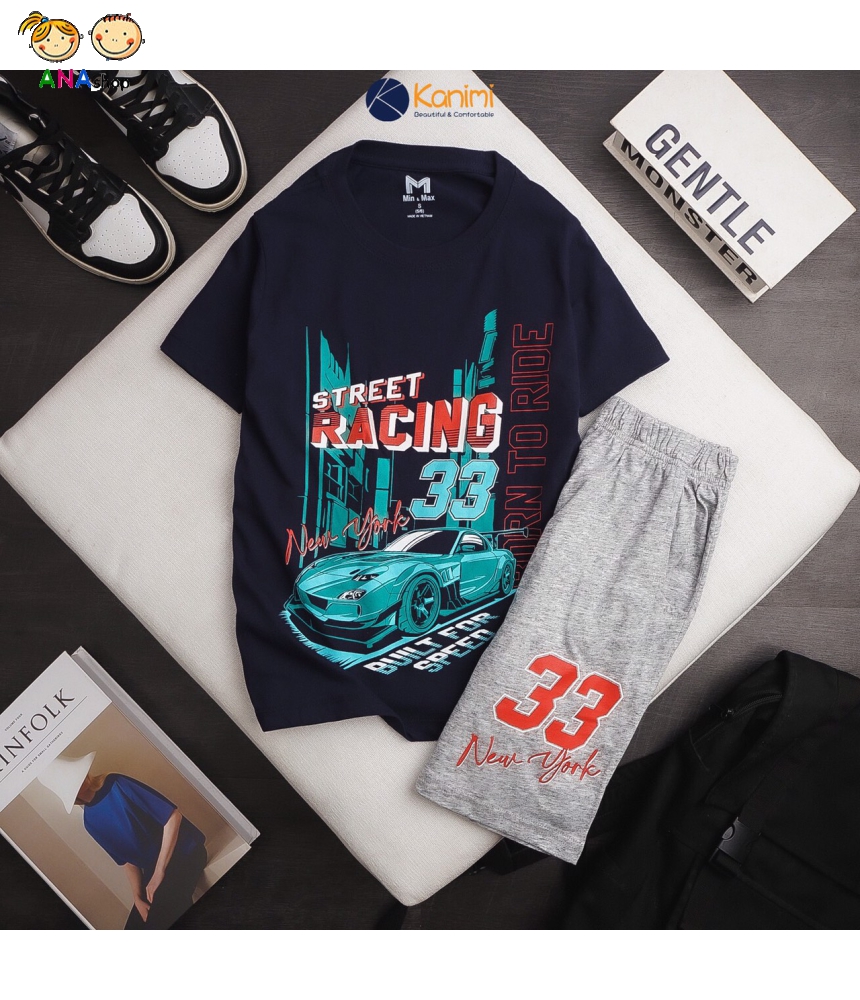 4442115 - Size S.XXL - Bộ thun tay ngắn (hình đa dạng)