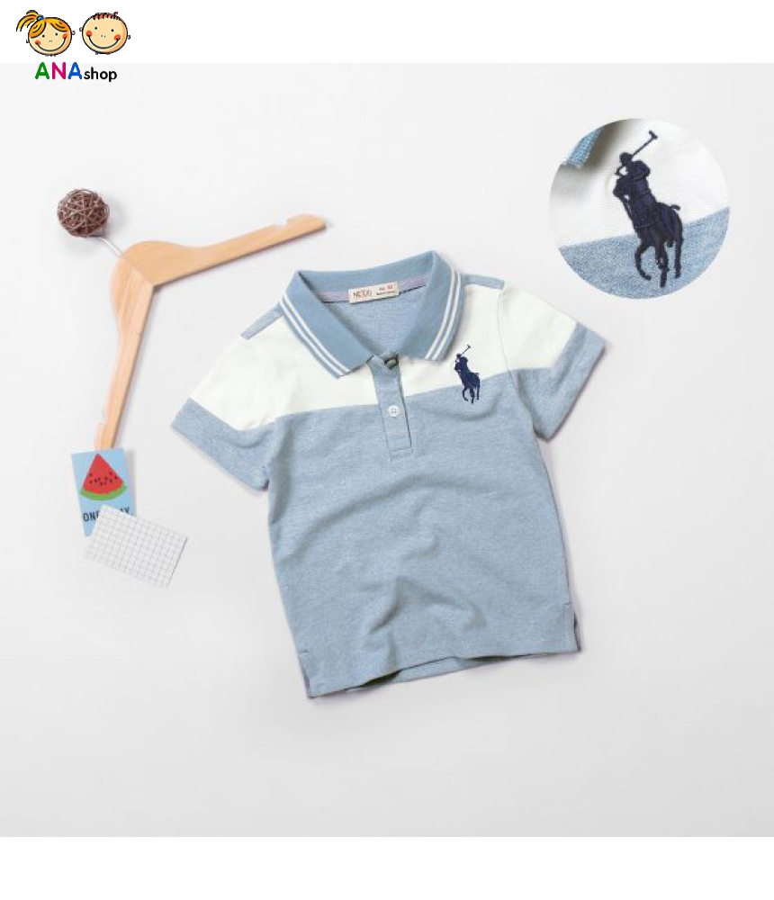 4602110 - S11.16 - Áo thun cơ bản viền cổ thêu POLO
