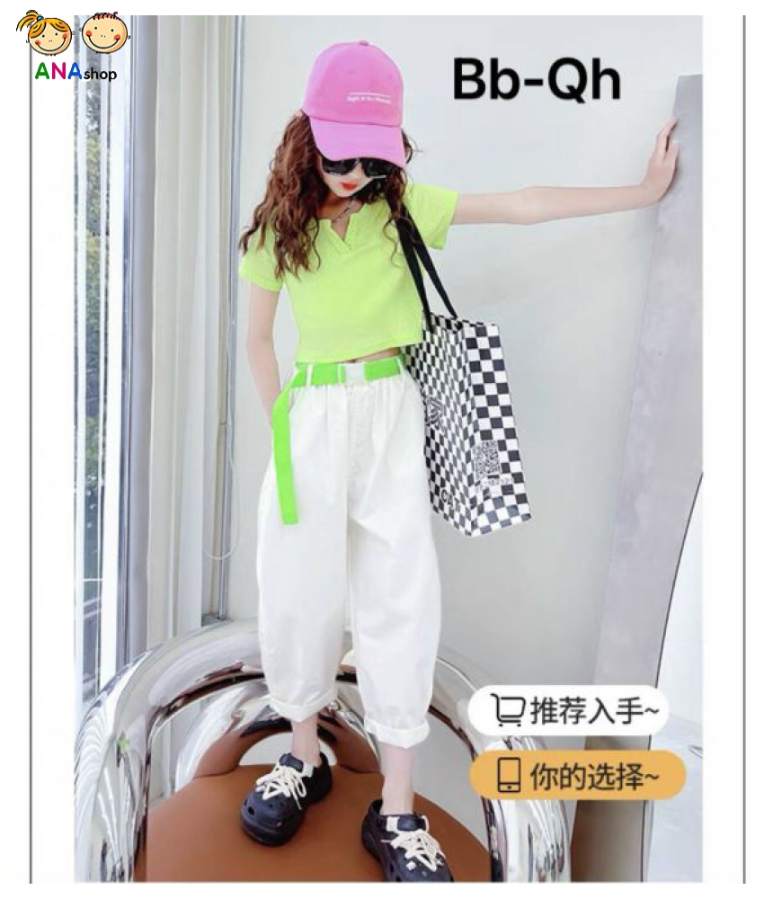 4802105 - S10.16 - Áo thun gân tay ngắn croptop