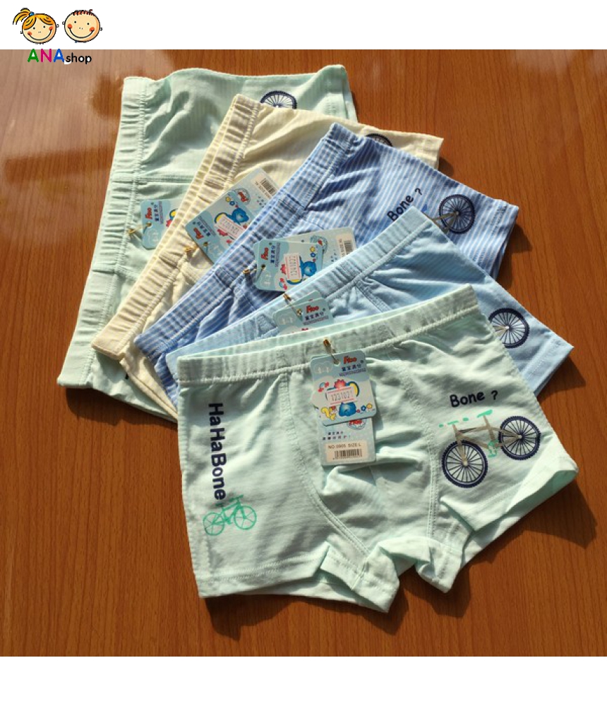 1236 - quần lót đùi, size XXL 22-26kg/ hình xe đạp