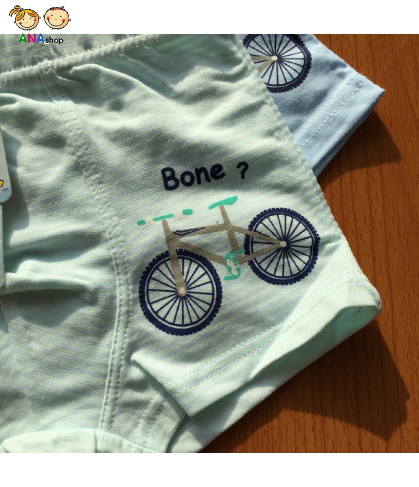 1236 - quần lót đùi, size XXL 22-26kg/ hình xe đạp