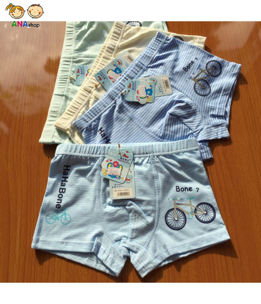 1236 - quần lót đùi, size XXL 22-26kg/ hình xe đạp