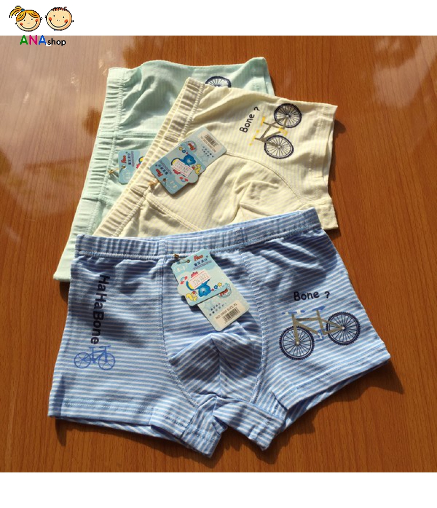 1236 - quần lót đùi, size XXL 22-26kg/ hình xe đạp
